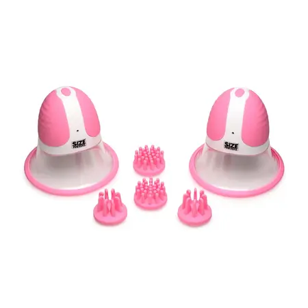XR Brands Inmi Rotating Silicone Intimate Nipple Stimulator Set USB Black