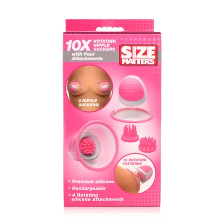 XR Brands Inmi Rotating Silicone Intimate Nipple Stimulator Set USB Black