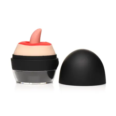 XR Brands Lickgasm intimni simulator jezika, vodootporan, crveni, USB