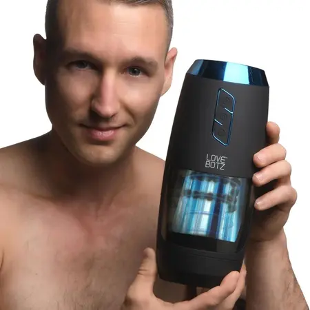 XR Brands The Milker Slider crni - automatski uređaj za potezanje, IPX6
