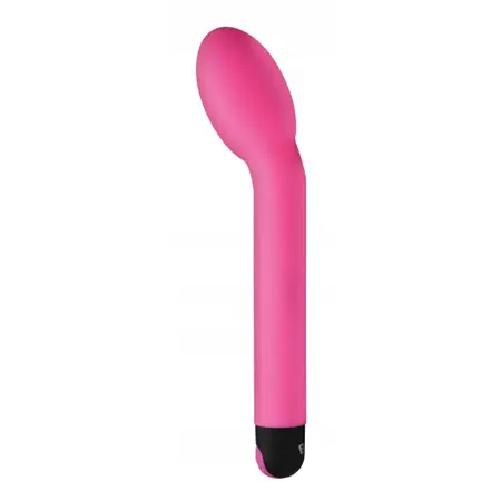 XR Brands Inmi zakrivljeni vibrator 10 režima silikon roze kompaktni model