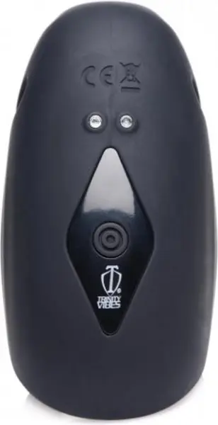 XR Brands Master Series Vibrating Silicone Sleeve 8-Mode Black