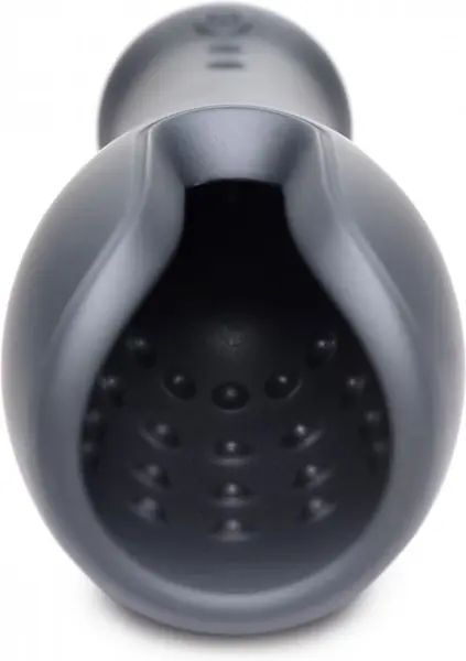 XR Brands Vibrating Silicone Intimate Device Black Flexible Sleeve