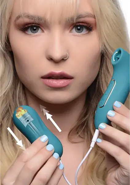 Entwined Dual Action jaje i stimulator za lizanje - silikon, USB punjiv