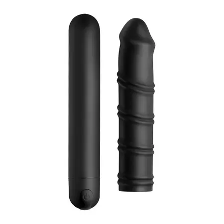 BANG XL Metak Višebrzinski Sistem sa Vrtložnim Silicone Rukavom, Crni