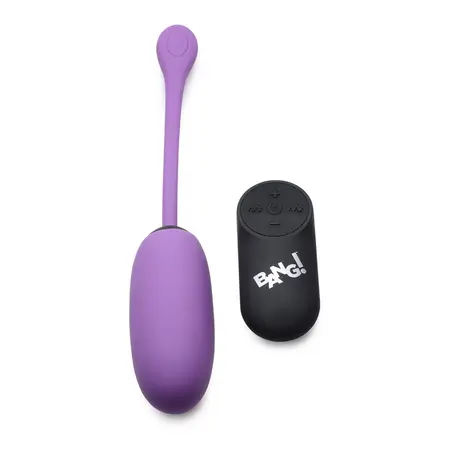 BANG! Plush Wireless Egg - 28-Mode Remote Intimate Silicone Device