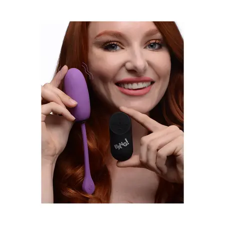 BANG! Plush Wireless Egg - 28-Mode Remote Intimate Silicone Device