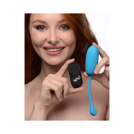 BANG Plush Wireless Egg - 28 Speed Silicone Intimate Device, Violet