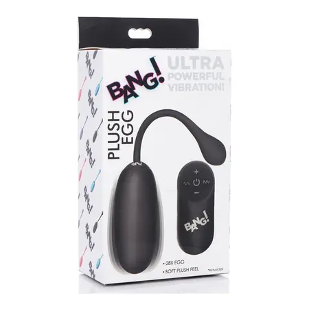 BANG Plush Vibrirajuće Jaje Bežično 28 Režima Silicone Intimna Mašina