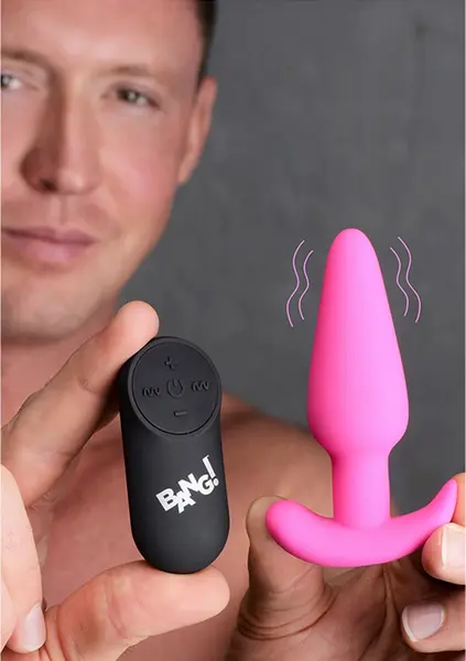 BANG Bežični Silicone Čep sa 21 Vibracionim Režimom i Daljinskim