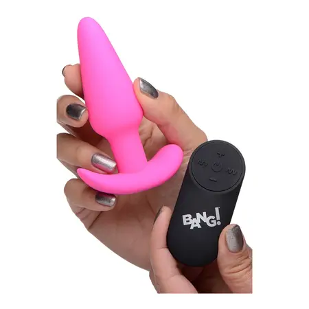 BANG Bežični Silicone Čep sa 21 Vibracionim Režimom i Daljinskim