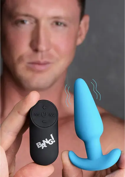 BANG Remote-Controlled Silicone Plug - 21-Mode, Waterproof, Black