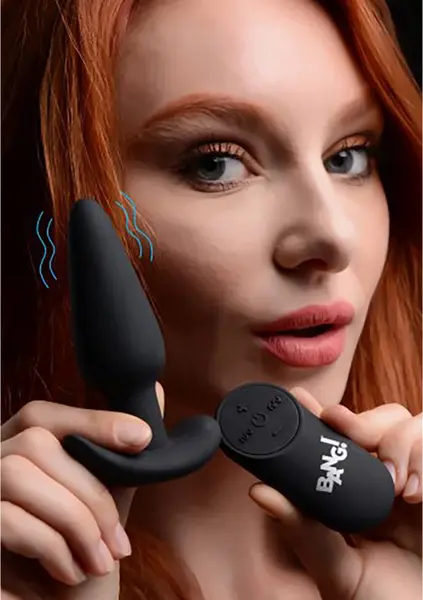 BANG Silicone Čep sa Daljinskim – 21 Režim, Vodootporan, Crni