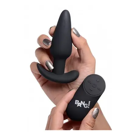 BANG Silicone Čep sa Daljinskim – 21 Režim, Vodootporan, Crni