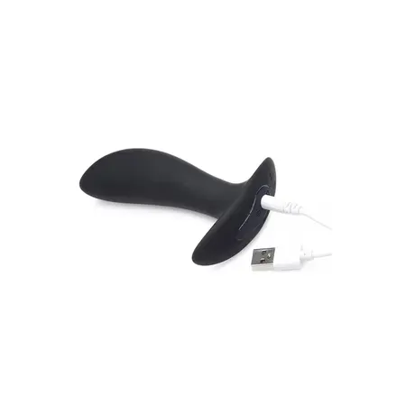 XR Brands Pro-Shocker Silicone Prostate Plug with Vibration & E-Stim
