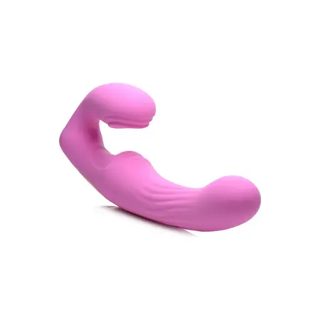 XR Brands U-Pulse Silicone Pulsirajući Bespojasni Intimni Sistem, Crni