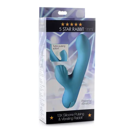 XR Brands 5 Star Rabbit Silicone Intimni Uređaj Roze Vodootporan