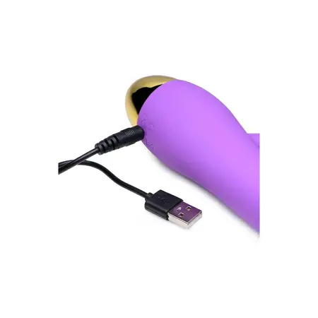XR Brands Come Hither G-Focus Silicone Vibrator - Dual Motor, Waterproof