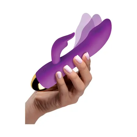 XR Brands Come Hither G-Focus Silicone Vibrator - Dual Motor, Waterproof