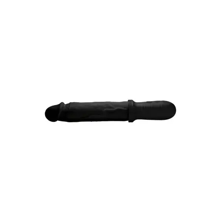 XR Brands Auto Pounder Black Vibrating Thrusting Handle 29cm Silicone