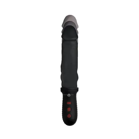 XR Brands Auto Pounder Black Vibrating Thrusting Handle 29cm Silicone
