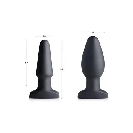 XR Brands Master Series Swell Plug Inflatable Vibrating Silicone Anal System