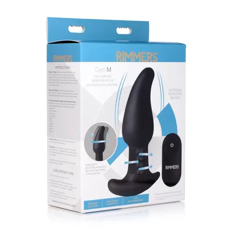 Rimmers Slim M Curved Plug Remote Control - Rotating Silicone Model