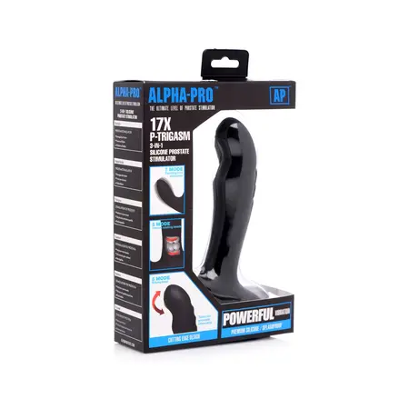 XR Brands 17x P-Trigasm 3-u-1 silikonski intimni stimulacioni uređaj