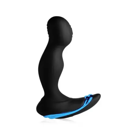 XR Brands P-Pounce dupli tapkajući prostate model sa 6 brzina silikonski crni