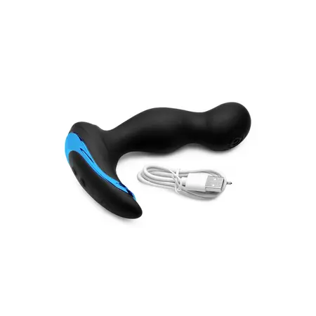 XR Brands P-Pounce dupli tapkajući prostate model sa 6 brzina silikonski crni