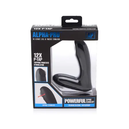 XR Brands P-Pulse tapkajući prostate sistem sa 12 brzina crni silikon