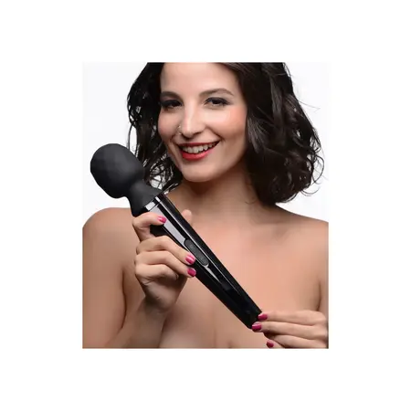 XR Brands Diamond Head Silicone Wand Massager Waterproof 24 Modes