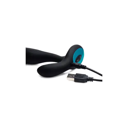 XR Brands Pro-Bend Flexible Silicone Prostate Massager Black