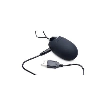 XR Brands Thunder Egg Silicone Intimate Device with Remote Control