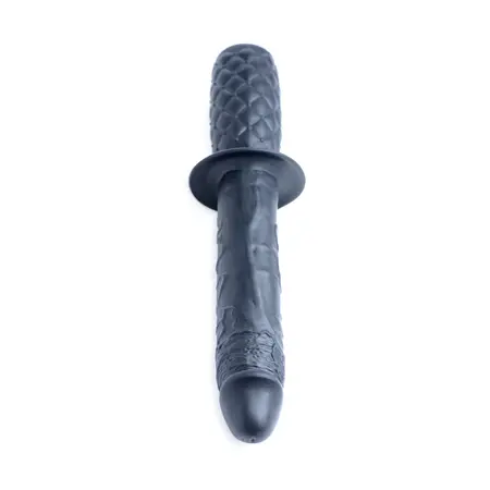 XR Brands Real Rechargeable Plug 10-Speed Waterproof Silicone Black