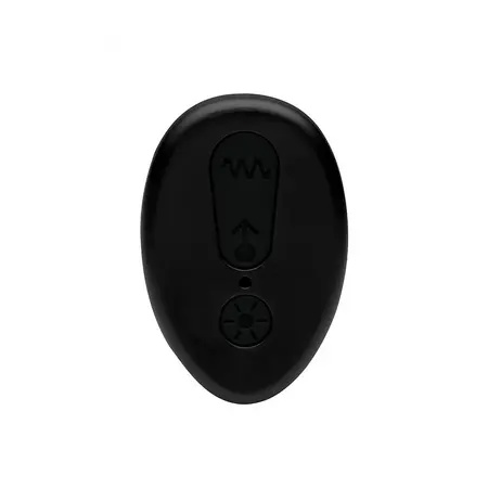 XR Brands Silikonski Motion System Plug sa Daljinskim Upravljanjem, Crni