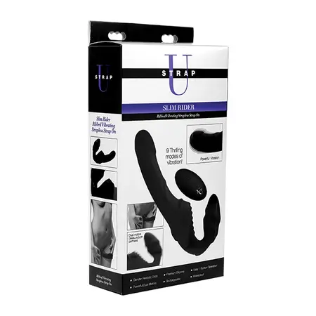 XR Brands Pro Rider Silikonski Strapless Model sa Daljinskim Upravljanjem, Dvostrani
