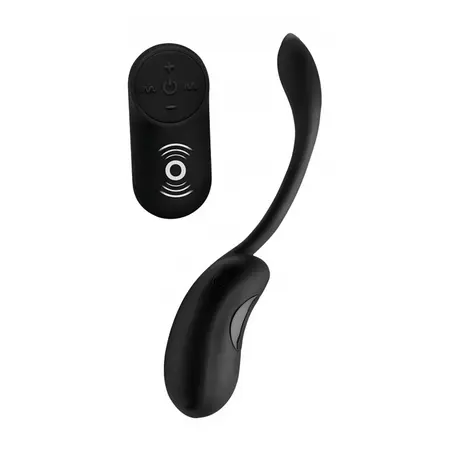 XR Brands Silicone Vibrating Pod Remote Control Rechargeable Purple