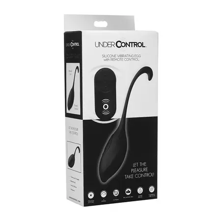 XR Brands Vibrating Wireless Silicone Egg with Remote Control, Purple