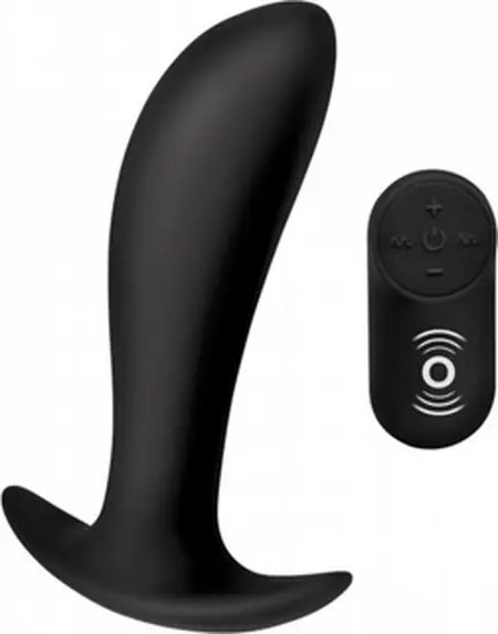 XR Brands Silicone Intimate Wellness Device Remote Control Black