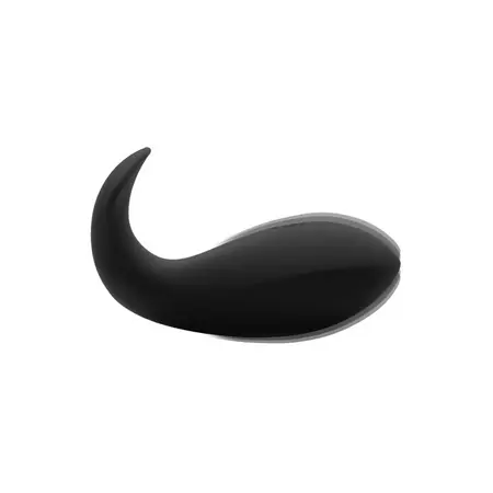 Dark Pod Rechargeable Remote-Controlled Vibrating Egg Silicone Black