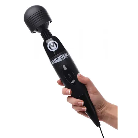 Thunder Stick Extreme Power Wand Massager - Variable Speed, Black