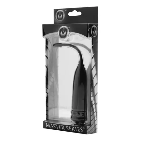XR Brands Cadence silikonski vibrirajući uretralni umetak 18,5 cm crni