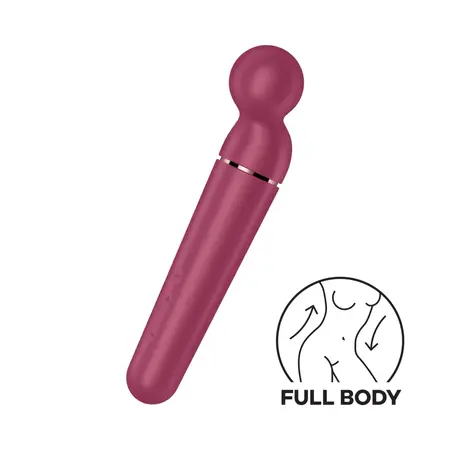 Satisfyer Planet Wand-er Berry & Rosegold masažer – 10 režima, vodootporan