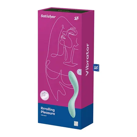 Satisfyer Rrrolling Explosion G-Spot vibrator, roze, 12 režima, silikon