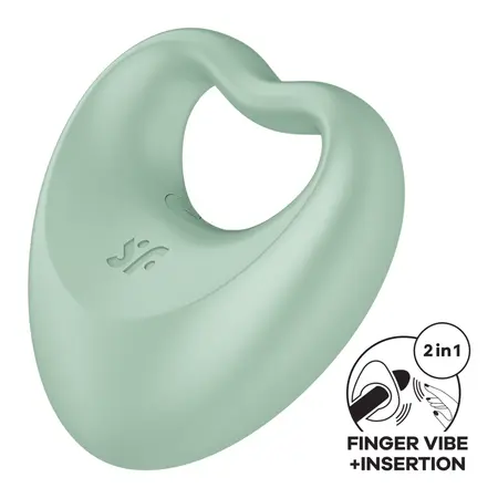 Satisfyer Perfect Pair 3 Green – hibridni sistem vibracije za prste