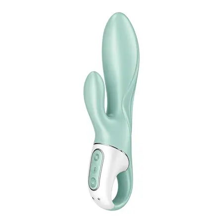 Satisfyer Air Pump Bunny 5 aplikacijom kontrolisan naduvavajući silikonski model roze