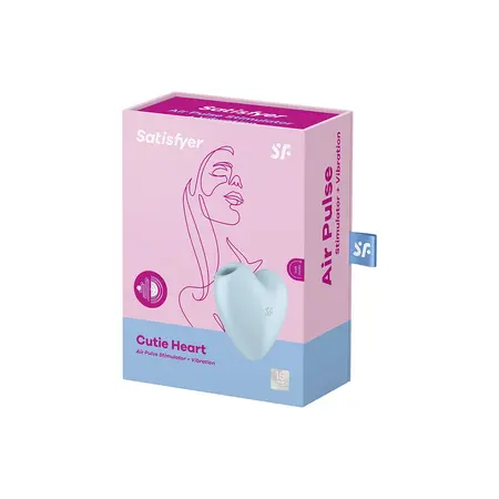 Satisfyer Cutie Heart Air Pulse & Vibration Intimate Device Pink