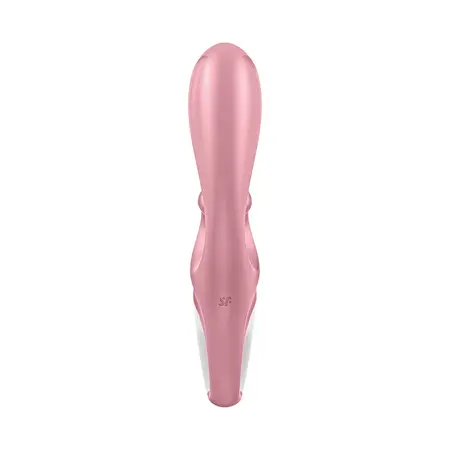 Satisfyer Hug Me intimni dvomotorni silikonski sistem roze Bluetooth