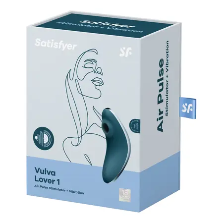 Satisfyer Vulva Lover 1 Double Air Pulse Intimate Massager Silicone Pink
